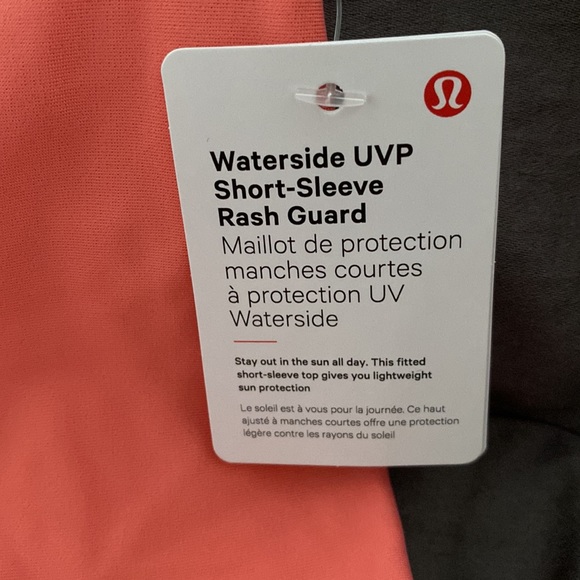 Lululemon rash guard short sleeve top - Picture 3 of 6